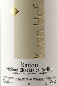 Kuenhof Riesling 2018